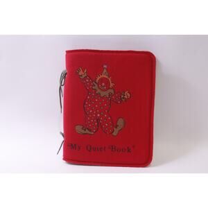 My Quiet Book, Cloth Book, Toddler, Activity, 1977, Vintage, ~ 251107-WH 1384